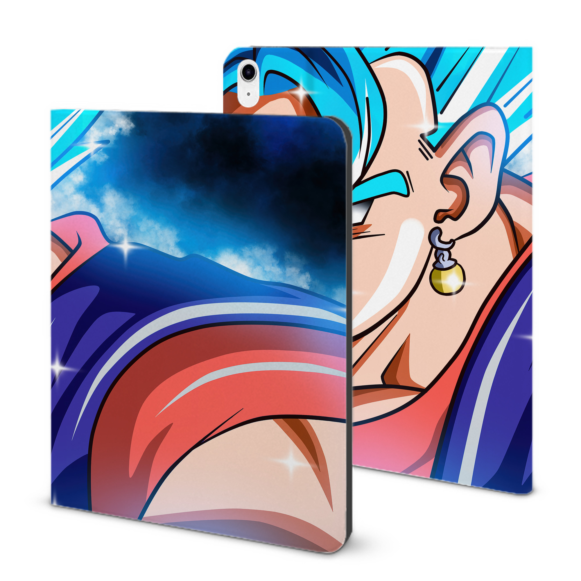 （画像用） ドラゴンボール DRAGON BALL IPad ケース ブック型 PUレザー TPU 耐衝撃 軽量 薄型 ペン収納なし 全面保護 IPad 各モデル対応
